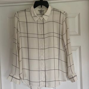 H&M Button up dress blouse. Size 14